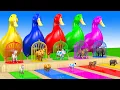 Download Lagu Long Slide Game With Cow Elephant Gorilla Hippopotamus Tiger 3d Animal Game Funny 3d Animals