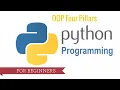 OOP Tutorial Four Pillars Of OOP Python
