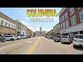 Columbia Tennessee Driving Through