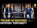 Trump-Xi Banquet Optics Go Viral Cushion Height Sparks Propaganda Debate WION ORIGINALS