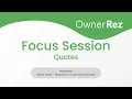 Focus Session - Quotes