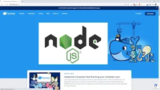Dockerize node application using docker compose
