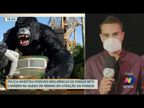 Polícia está investigando possíveis negligências do parque Beto Carrero