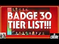 DC Worlds Collide - BADGE 30 TIER LIST