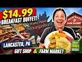 Shady Maple Smorgasbord BREAKFAST REVIEW 14 99 ALL YOU CAN EAT BUFFET TOUR Market Gift Shop