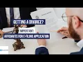 E-filing Divorce Applications What Are Affidavits