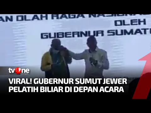 Viral Video Edy Rahmayadi Jewer Pelatih Biliar Karena Tidak Tepuk Tangan