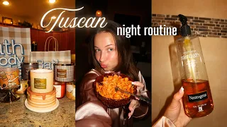 TUSCAN SELF CARE NIGHT VLOG house tour candle haul pack with me