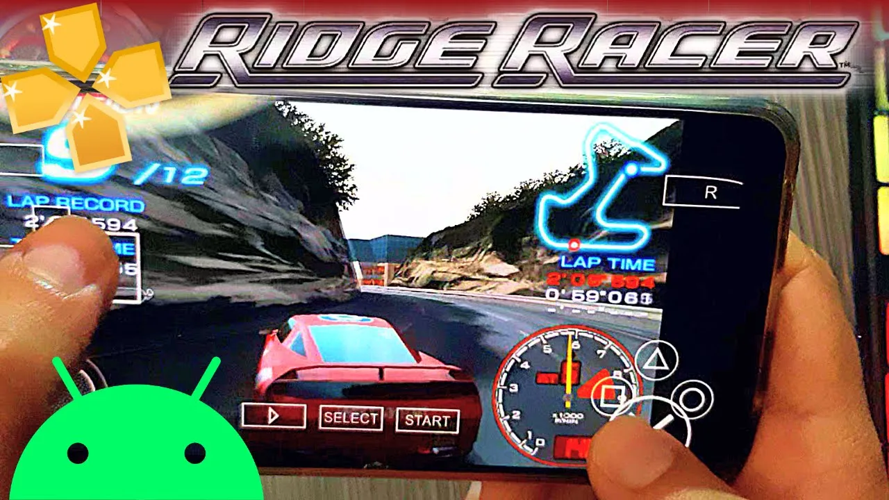 Ridge Racer 2004 - Android Gameplay - PSP Emulator - Ridge Racer 2004 PPSSPP Mobile 2022