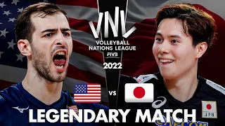 japan vs usa dramatic volleyball match 