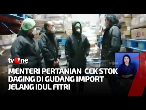 Harga Daging Naik, Menteri Pertanian Cek Stok Daging Sapi di Gudang Import