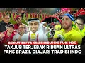 Saling Balas Dukungan, Fans Brazil Takjub Tradisi Garuda Hebohkan Qatar!! FIFA Kasih Bonus ke Ultras