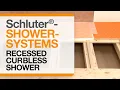How to Recess a Floor for a Curbless Shower with the Schluter -Shower System
