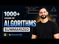 1000 Hours of Algorithms Summarized Complete DSA Crash Course DSA Patterns 2026