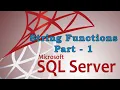 SQL Server String Functions Part 1 with examples Urdu - Hindi