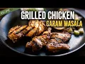 Lagu Garam Masala Grilled Chicken Thighs with Lemon Yogurt Marinade