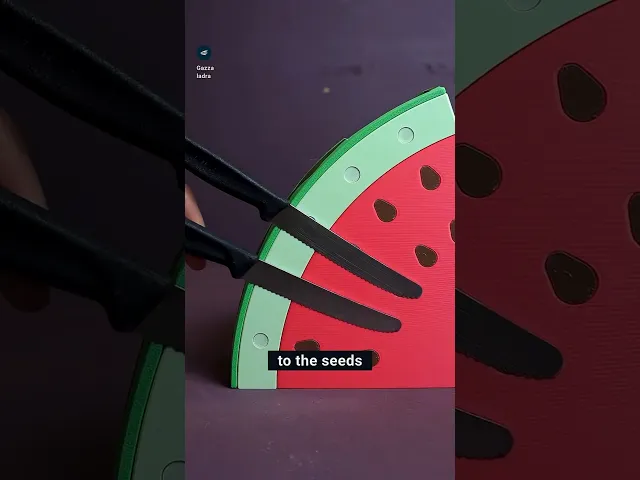 Watermelon knife block video thumbnail