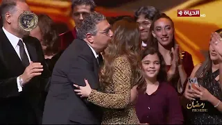 رمضان            نانسي عجرم تحتفل مع نجوم وصناع الأعمال الفنية في رمضان      بأغنية  ابتدت ليالينا   دندنها
