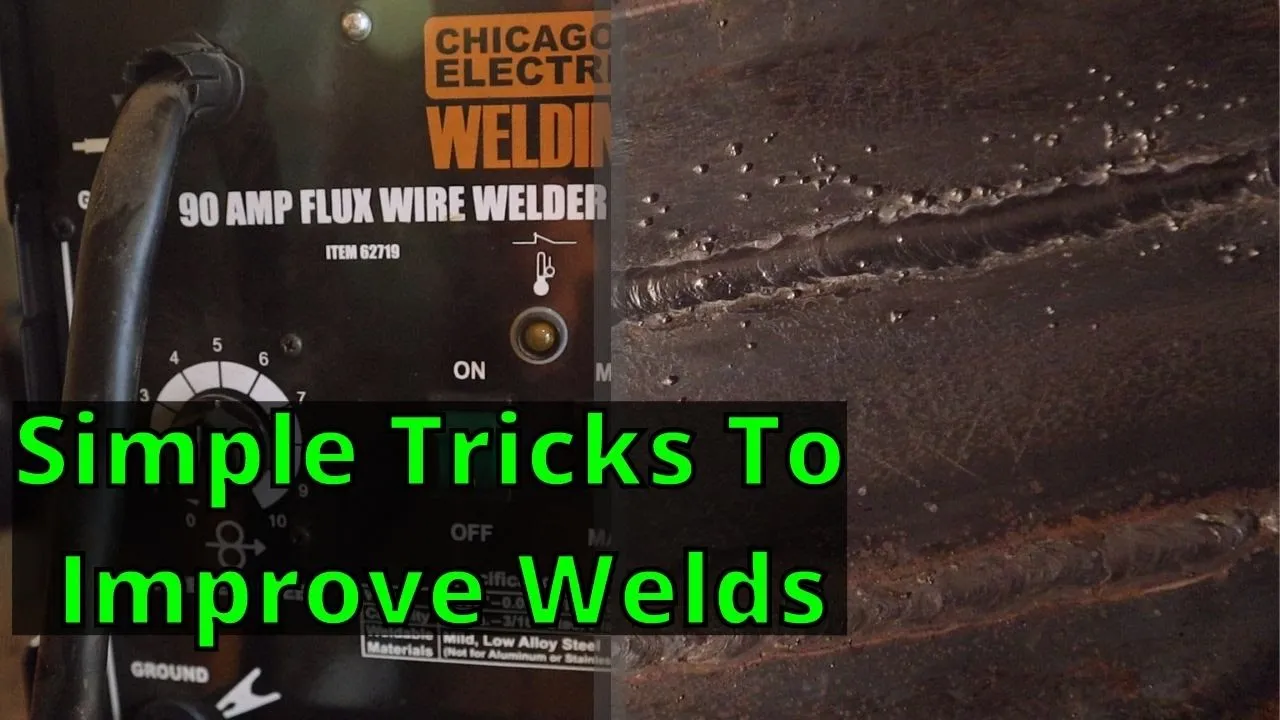 How to weld with a Flux-Core Welder From Harbor Freight!