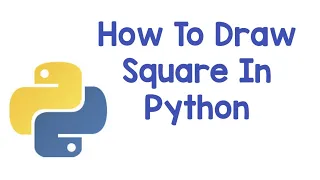 How to draw square in python square in python Python For begginers Learn IT