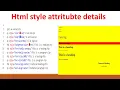 Lecture 4 HTML Style Attribute Full stack web development course in hindi urdu