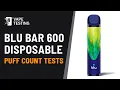 Imperial Tobacco Blu Bar 600 disposable vape Puff count and EMP tests