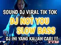 DJ NOT YOU ALAN WALKER SLOW BEAT JEDAG JEDUG MENGKANE VIRAL TIKTOK
