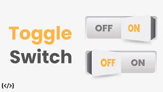 Realistic 3D Toggle Switch Using HTML CSS UNDER 7 MINS