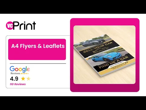 A4 Flyers & Leaflets video