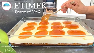 ÇOK HAFİF MUHTEŞEM SÜTLÜ  ETİMEK TATLISI🔝Kreması  Karamel Sosu Harika 📌