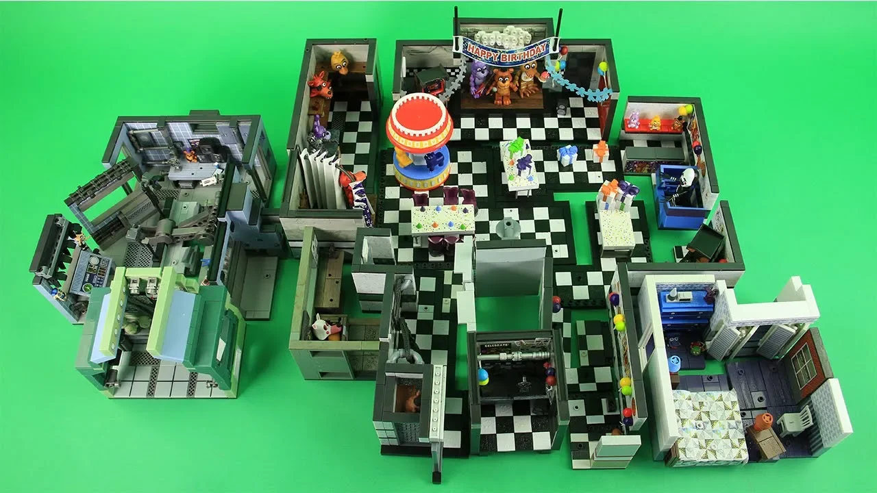 Five Nights At Freddy's FNAF Show Stage, Office Playsets