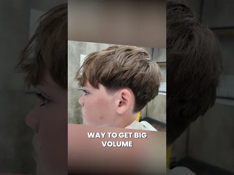 How I get BIG VOLUME on a Blow Out Taper 🔥💈↗️