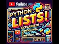 Python Lists Explained Master Indexing Slicing Nested Lists