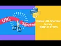 Build Url shortner python project in flask with code