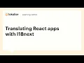 React Internationalization i18n A Guide with i18next Lokalise