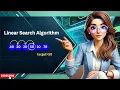 Linear Search Algorithm in Python Step-by-Step Explanation for Beginners DSA Telugu