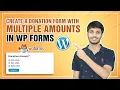 How To Create A Donation Form With Multiple Amounts In WPForms WordPress Tutorial