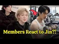 Lagu SHOCKED?! Members Reaction seeing Jin Lifting almost 100KG?!  Jin's Unexpected Moment??