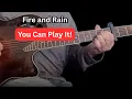 Fire and Rain is Easier Than You Thought