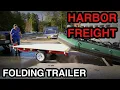 Harbor Freight Folding Trailer Build Modifications - Raft Trailer