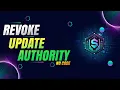 Make Your Solana Token Immutable Revoke Update Authority