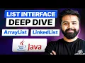Java List Interface Deep Dive ArrayList LinkedList Vector Stack Java Full Course