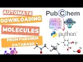 How to Download Molecular Structures in Bulk from PubChem Database TUTORIAL