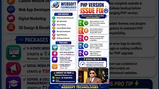 PHP Version Issue Fix in 5 Minutes Website Error Solved Fast