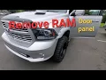 How to remove Dodge RAM truck door panel