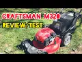 CRAFTSMAN M320 163 CC 21in Review Test How to use it