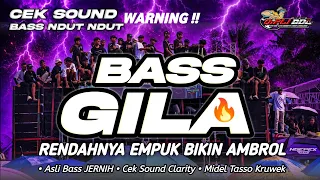 dj cek sound full bass terbaru 2026 bass rendahnya empuk bikin ambrol