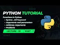 Functions in Python Part - 1 Dive into Beginner-Friendly Python Tutorial