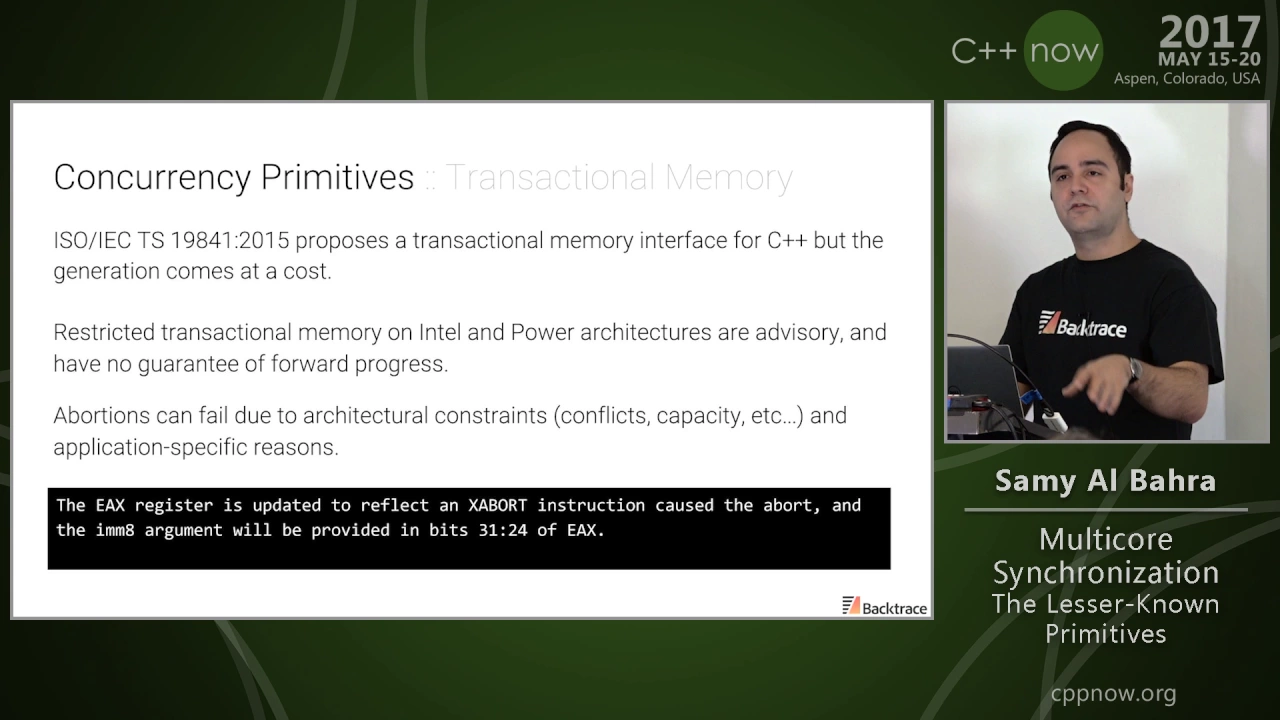 C++Now 2017: Samy Bahra “Multicore Synchronization: The Lesser-Known Primitives"