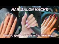 WHAT TO ASK FOR AT THE NAIL SALON HOW NOT TO GET SCAMMED